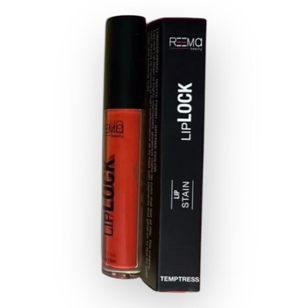NIB Reema Beauty Lip Lock Lip Stain – Temptress – Sealed - Picture 2 of 2